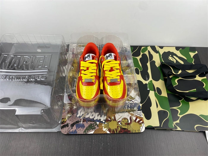 A Bathing Ape Bape Sta Marvel Comics Iron Man Attractive 5330