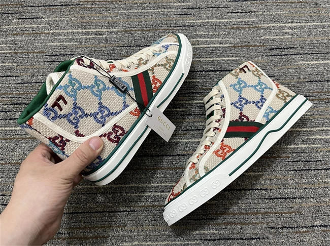 vibrant G*u*i high top sneaker 221