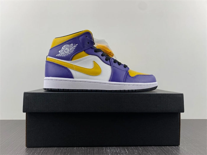Jordan 1 Mid Lakers DQ8426- Functional 3696