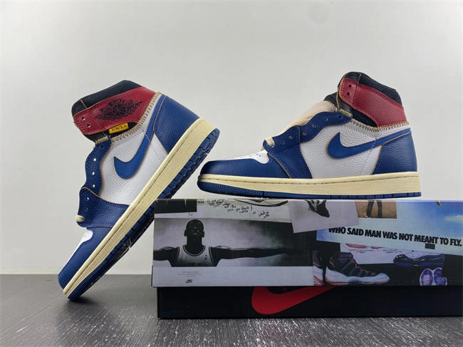 Original Jordan 1 Retro High Union Los Angeles Storm Blue BV1300- 3585