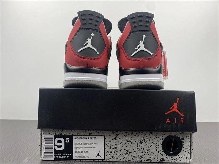 Upgraded Jordan 4 Retro Toro Bravo 308497- 3962