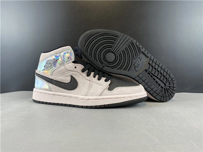 Jordan1 Mid Dirty Powder Iridescent BQ6472- ComfortFit 3746