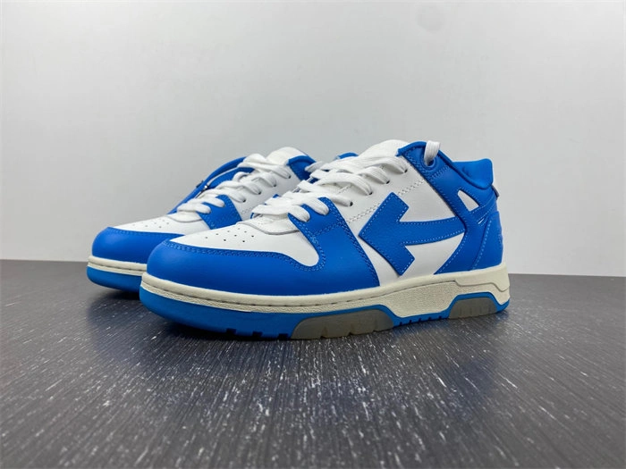 OFF-WHITE Out Of Office OOO Low Tops Blue White OWIA259F21LEA TimelessDesign 3126